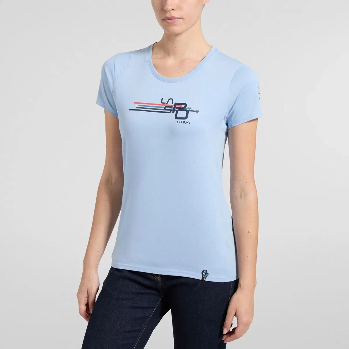 Stripe Cube T-Shirt W